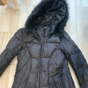 Marc by Andrew Marc down jacket with fur trim hood